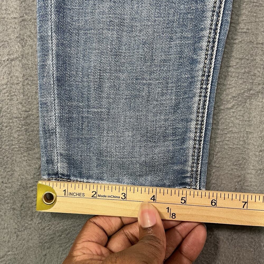 American Eagle Jeans Blue Women’s Size 2 Cotton Tomgirl Distressed Casual - Picture 3 of 13